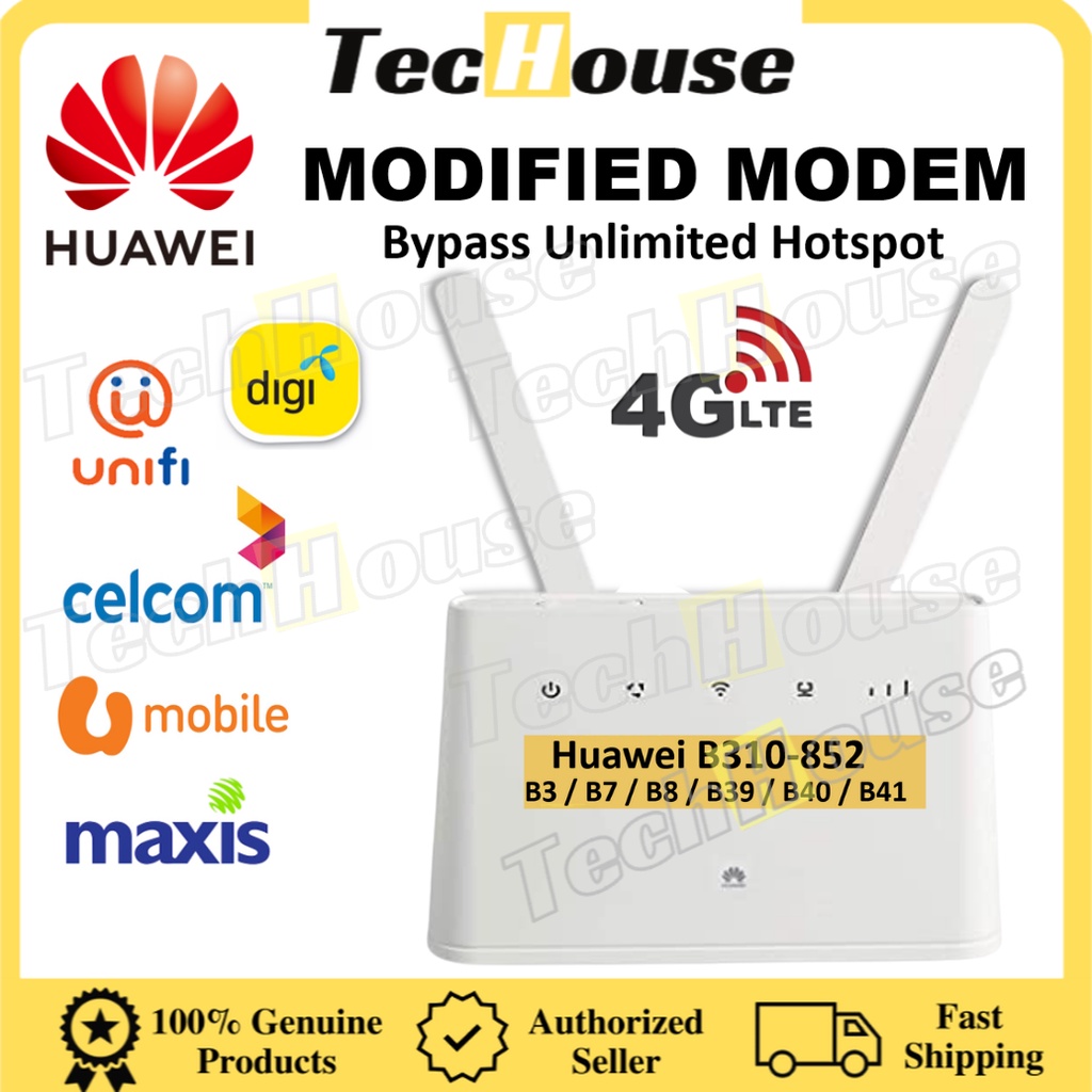 Huawei Modifed Lte 4g Modem B310 852 Unlocked Unlimited Wifi Hot Spot 4g Wi Fi Home Router 6061