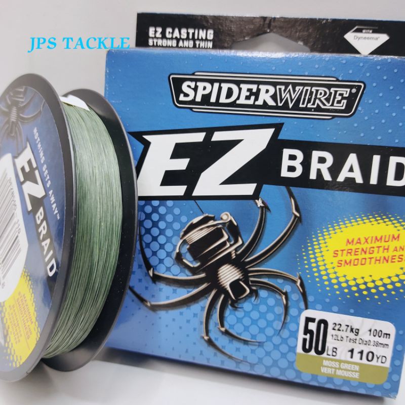 Spiderwire EZ Braid Line Moss Green – Lures and Lead