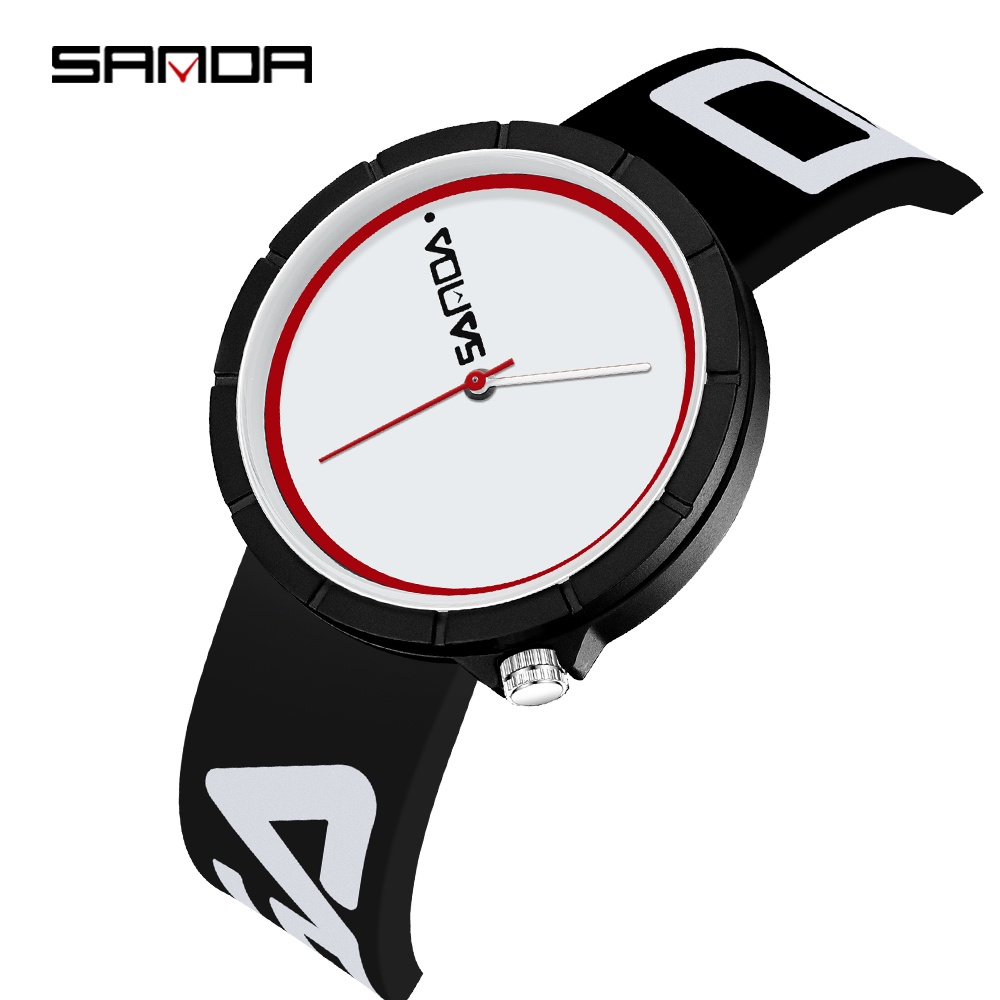 Sanda Ladies Casual Sports Watch Fashion Pioneer Cool Waterproof Solid