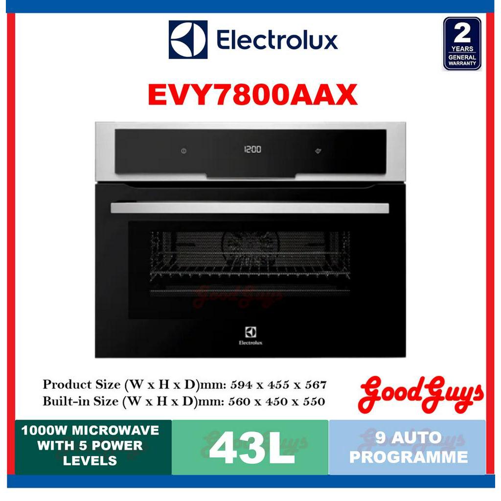 Electrolux EVY7800AAX Compact BuiltIn Microwave Shopee Malaysia