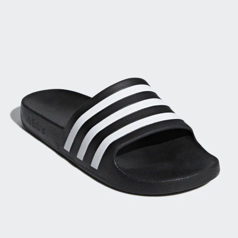 Adidas Adilette Aqua Slides Slipper Adidas Adilette Aqua F35543 Core Black Cloud White Core Blac Shopee Malaysia