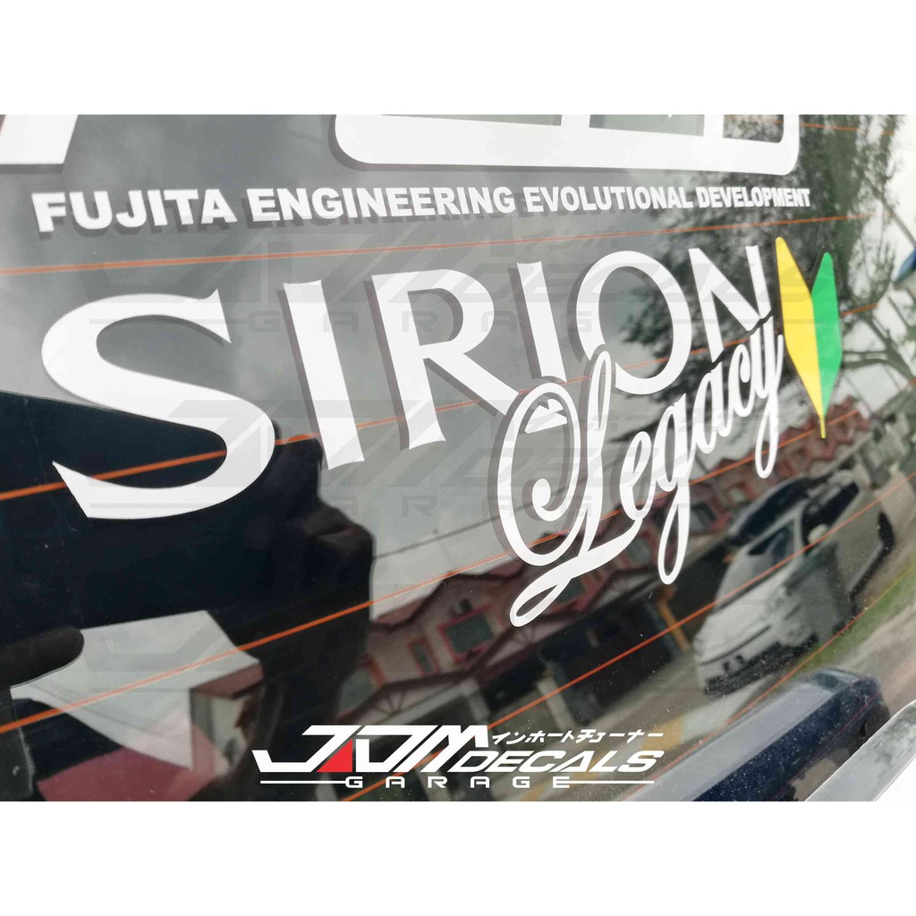 Sirion Legacy Car Windscreen Vinyl Sticker | Shopee Malaysia