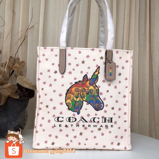 Coach Unicorn Tote Bags