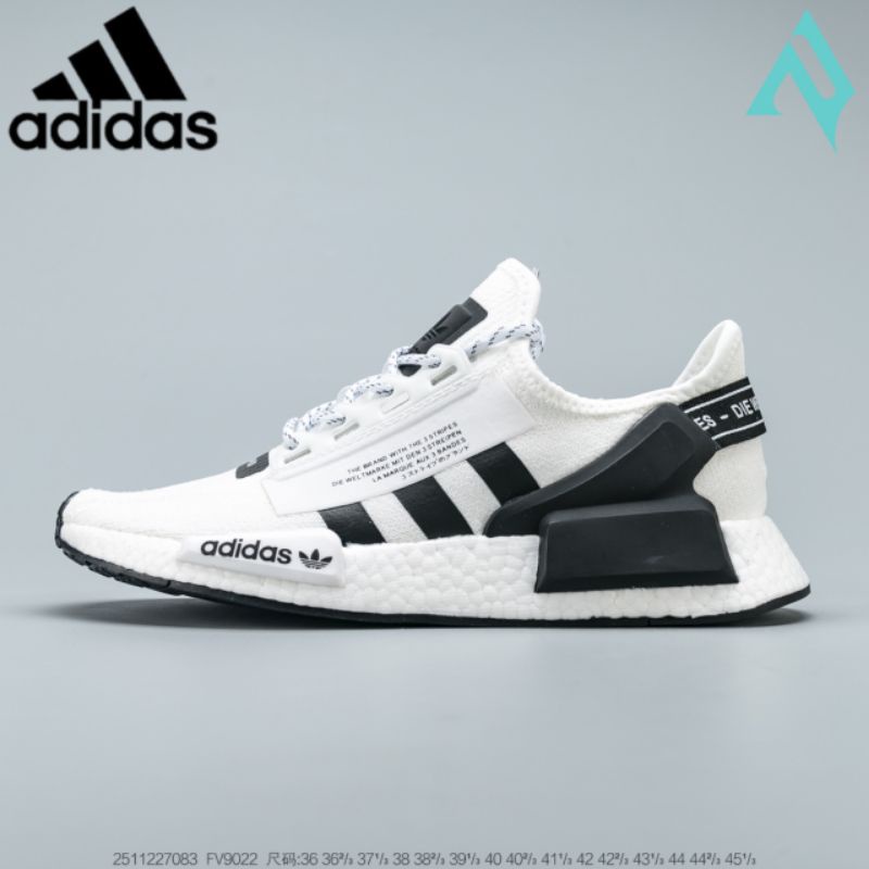 Nmd r1 hotsell v2 white black