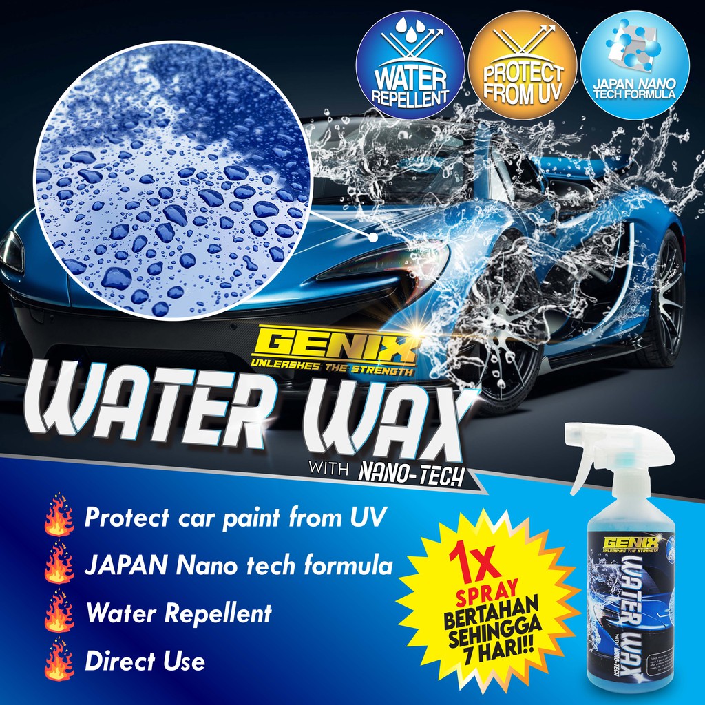 🔥Ready Stock🔥Water Wax 500ml (Speed Wax/Water Coating) Shopee Malaysia