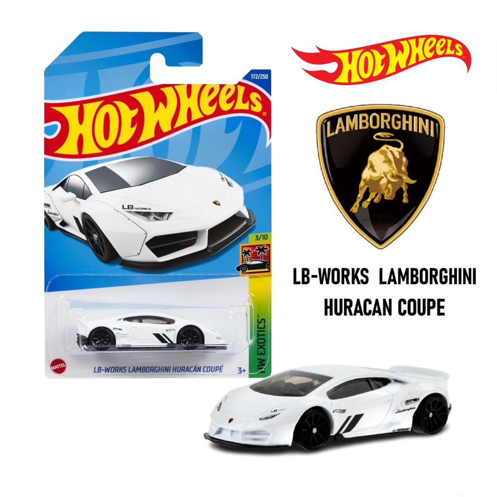 HOT WHEELS LB-WORKS LAMBORGHINI HURACAN COUPE Scale 1/64 Real Copyright ...