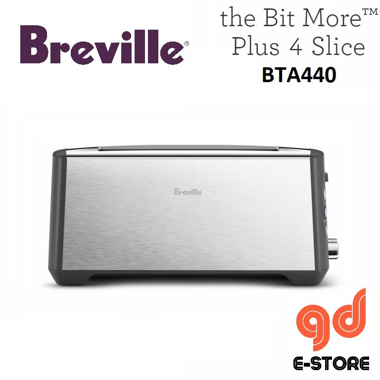 Breville BTA440 the Bit More™ Plus 4 Slice Bread Toaster Shopee Malaysia