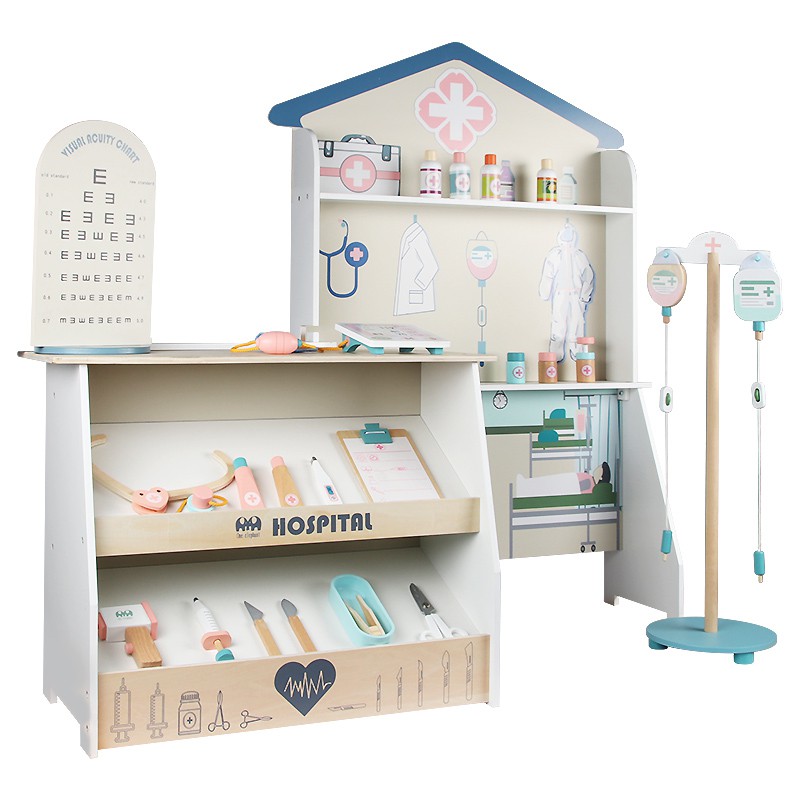 HOSPITAL WOODEN PLAYSET Shopee Malaysia