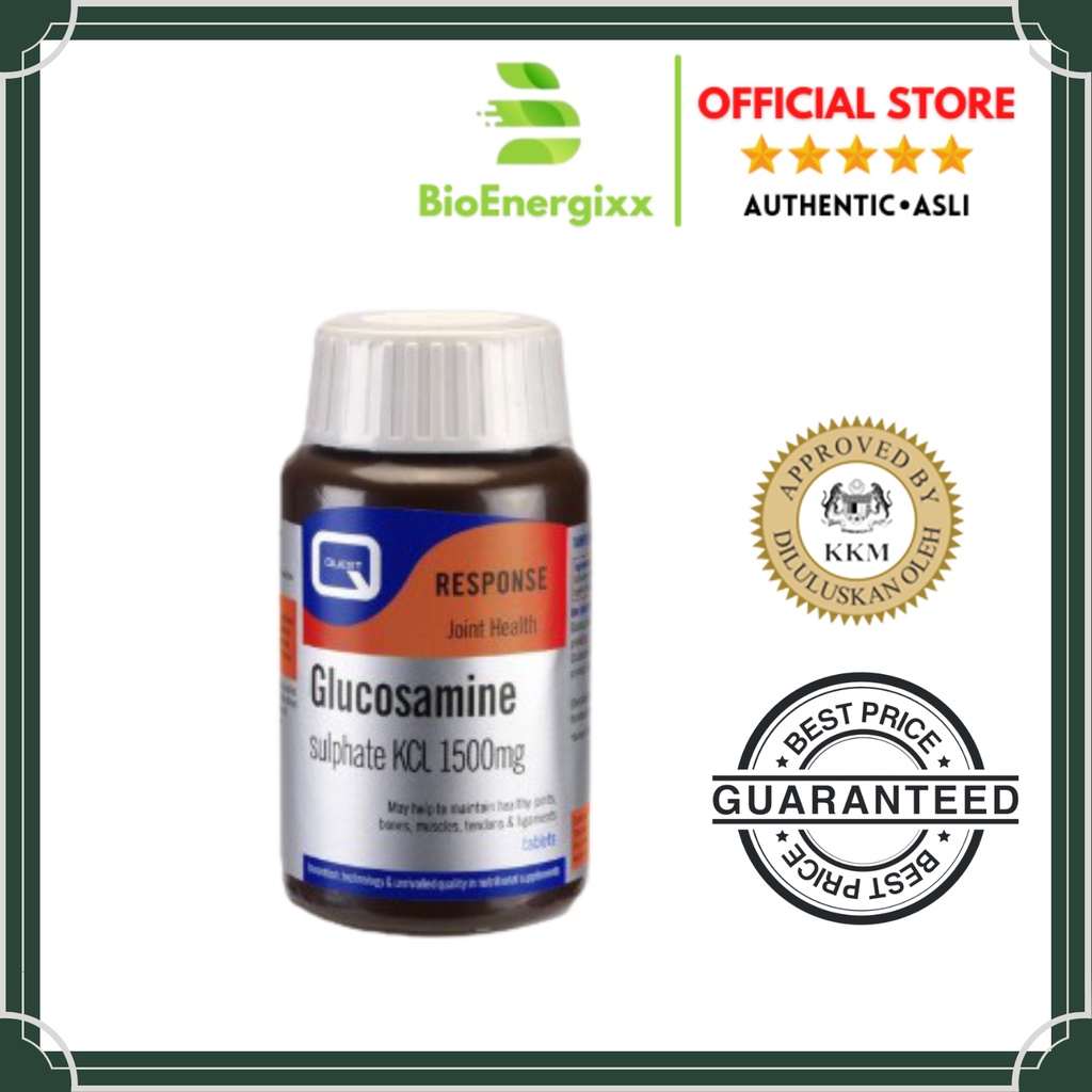 Quest Glucosamine Sulphate KCL 1500mg (30s) Shopee Malaysia