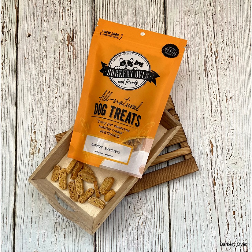 Barkery Oven Wheat Free Carrot Biscotti Dog Treats Shopee Malaysia