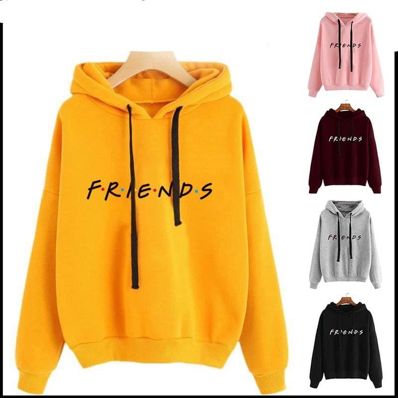 Jeel FRIENDS Hoodie Women Cool Casual Friendship Hoodies Shopee Malaysia