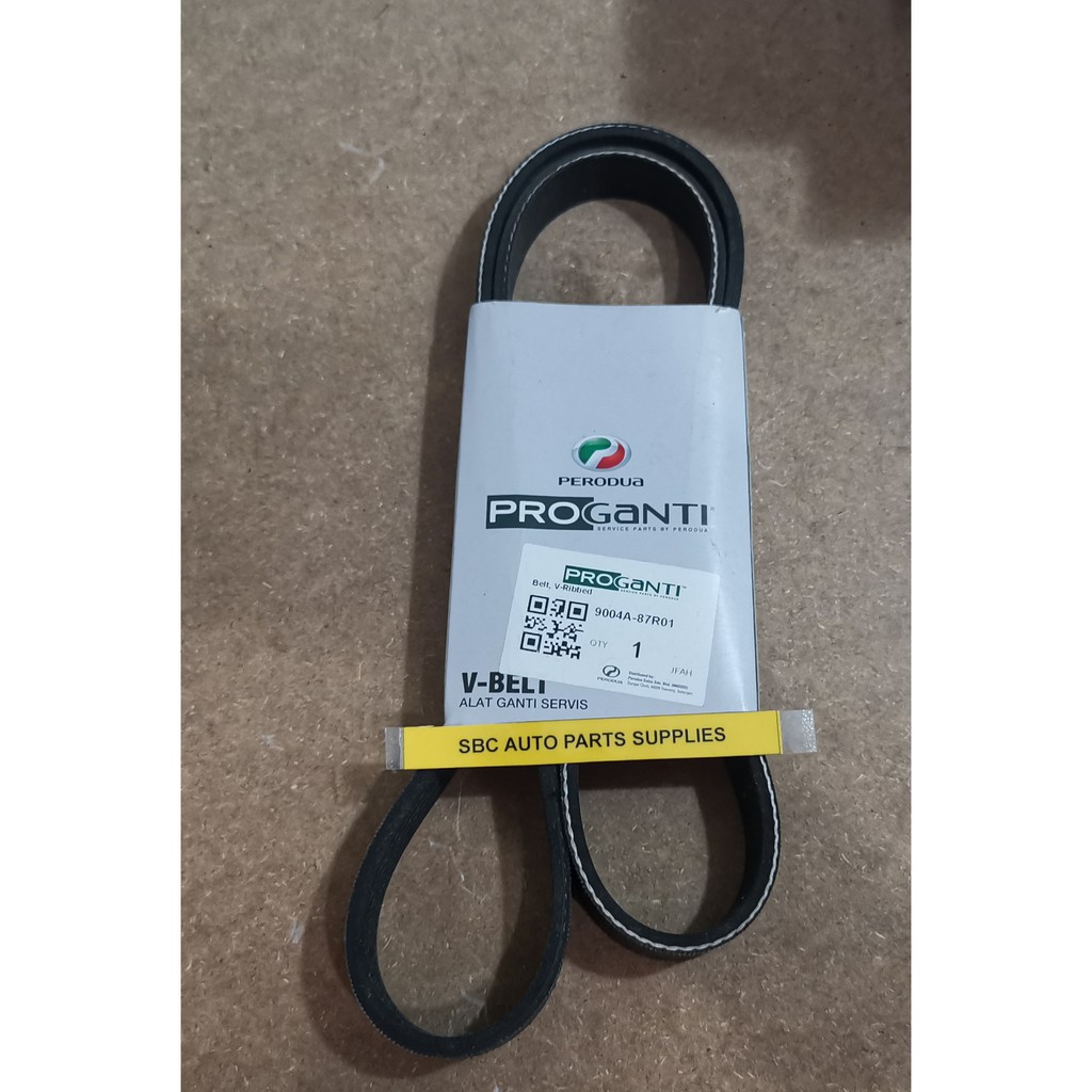 SBC AUTO PERODUA AXIA BEZZA 1.0 VBELT PROGANTI GENUINE PARTS 6PK1155
