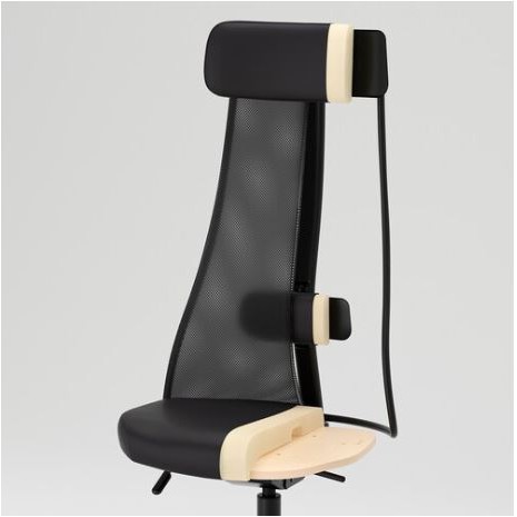 IKEA JARVFJALLET Office chair with armrests Shopee Malaysia