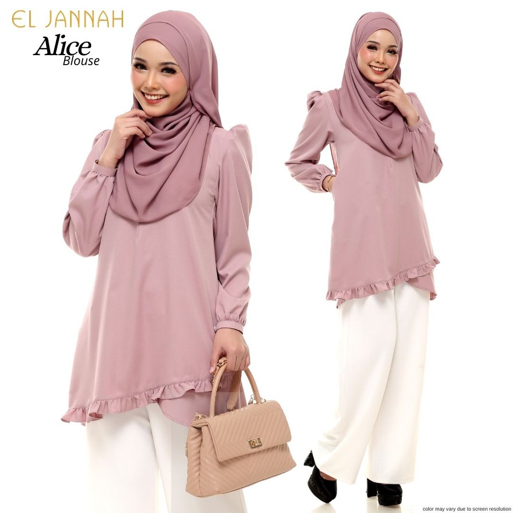 dusty pink blouse long sleeve