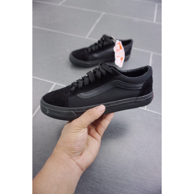 READY STOCK Vans Old Skool All Black Shopee Malaysia