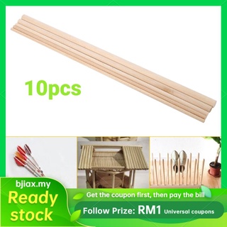 100Pcs Wood Sticks For Crafts 4, 0.4-0.6 Inch In Diameter, Wood Log Sticks,  C