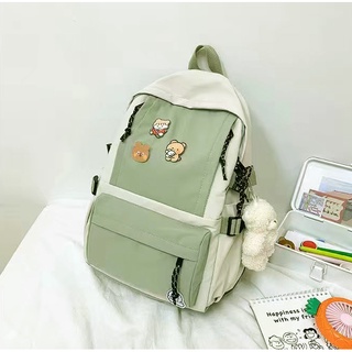 Ready Stock School Bag Korean-Style Japanese Middle School Student  Schoolbag Female High SchoolinsShoulder Bag Bag Student Backpack