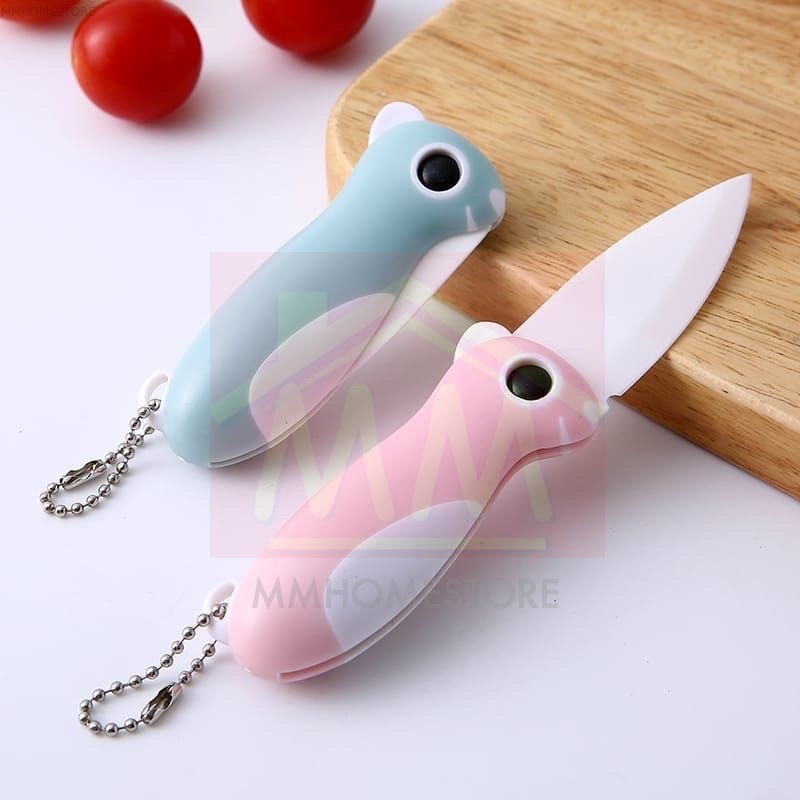 🔥Ready Stock🔥Foldable Ceramic Fruit Knife Portable Mini Ceramic Knife ...