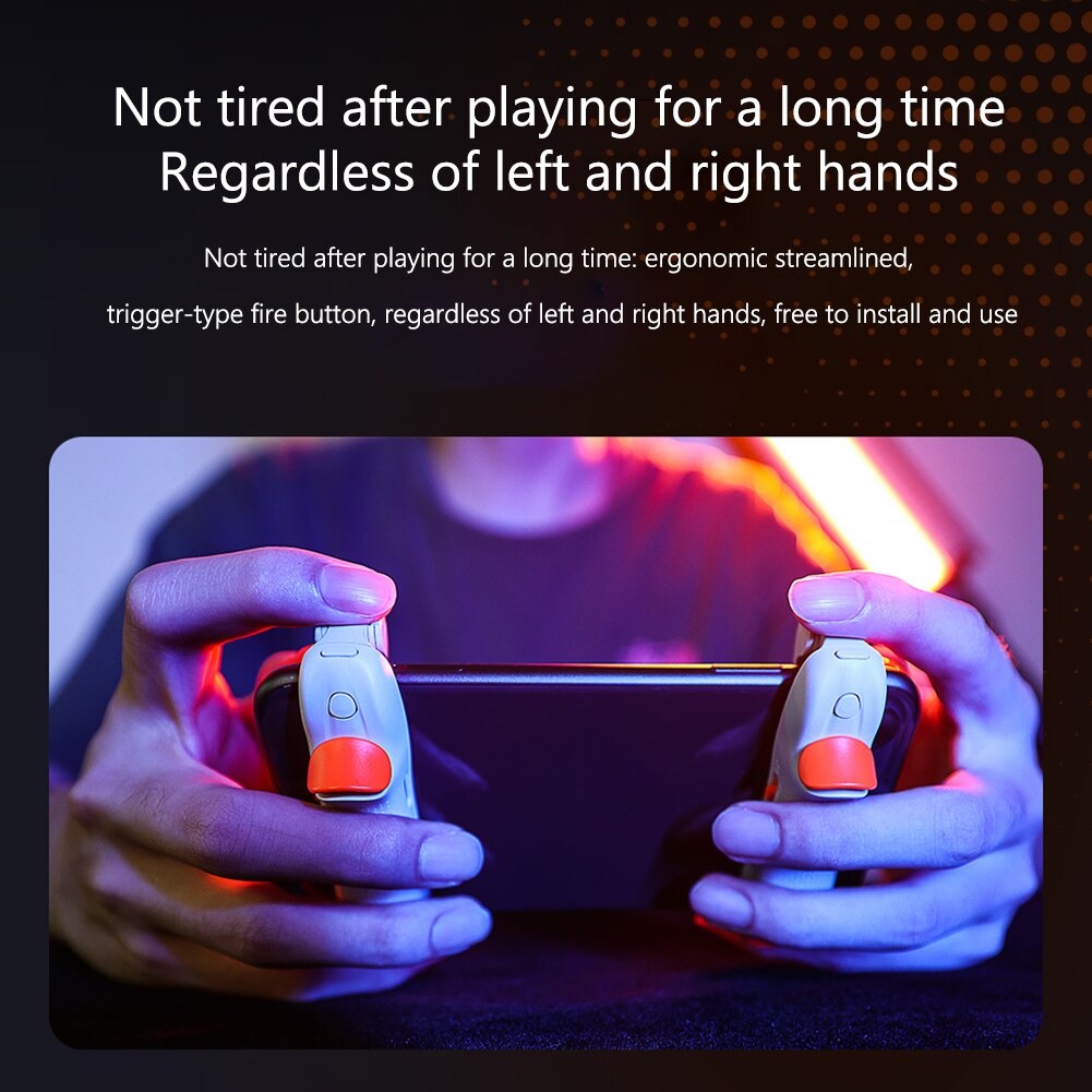 BIGBIG WON Mobile Gaming Triggers For PUBG/Fortnite/COD - MECHAGER PLUS Phone Game Controller For IPhone & Android