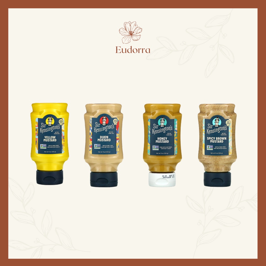 Sir Kensington's, Dijon Mustard/Honey Mustard/Spicy Brown Mustard