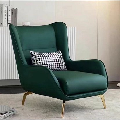 Kerusi Wingback Single Sofa Sofa Kerusi Santai Ruang Tamu Nordic Moden