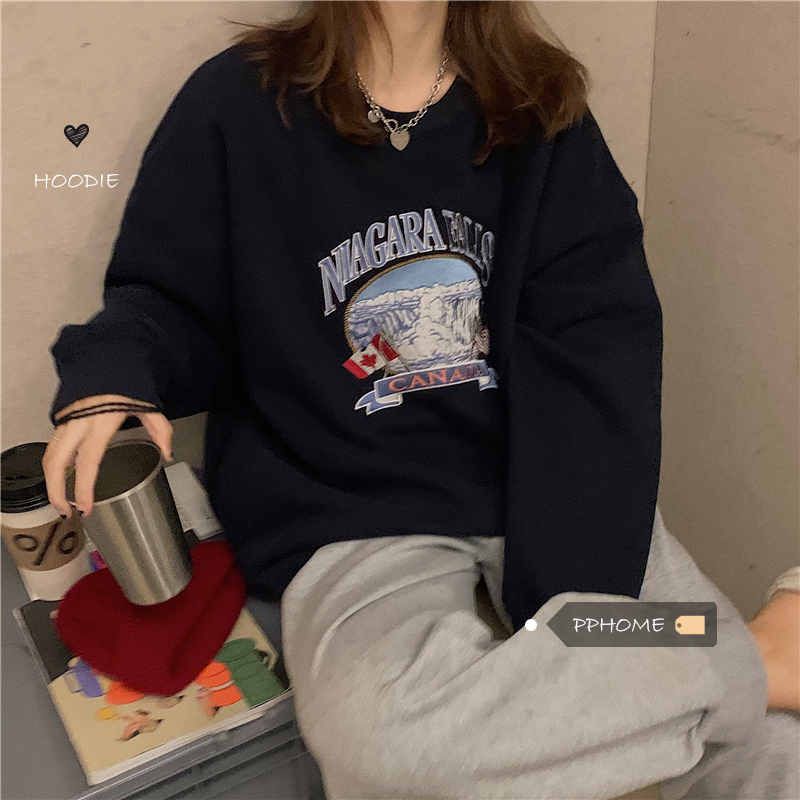 🌸Miss sumey🌸 Women Korean Plus Size Hoodie Sweater Ulzzang Printed ...