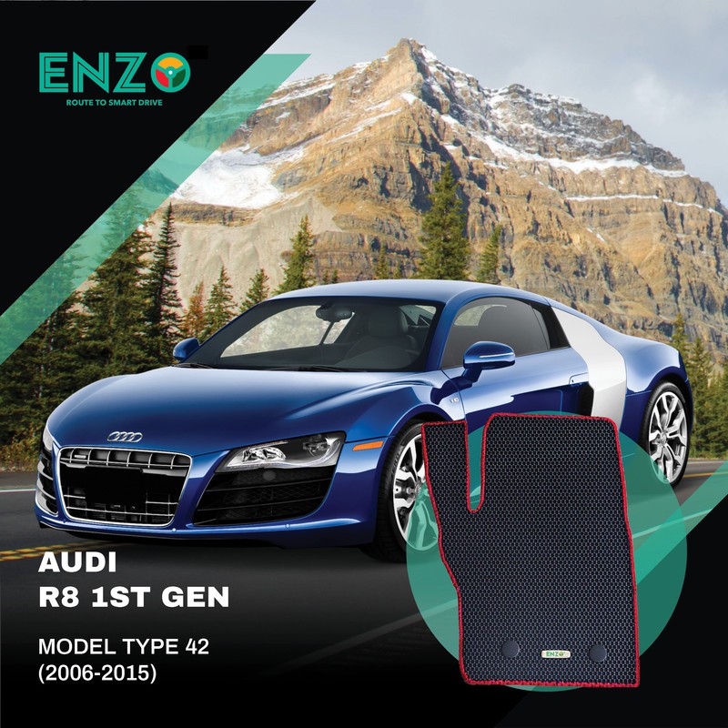Audi R8 1st Gen Model Type 42 - Enzo Customised Car Mat | Shopee Malaysia