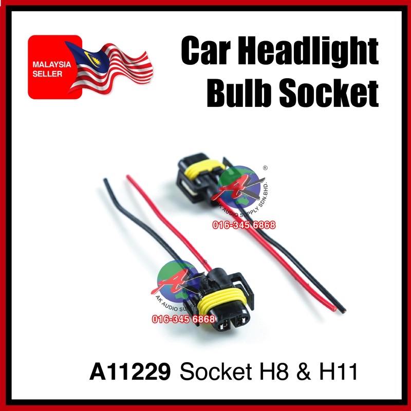 ( 1Pc ) H8 & H11 Lamp Bulb Socket Shopee Malaysia