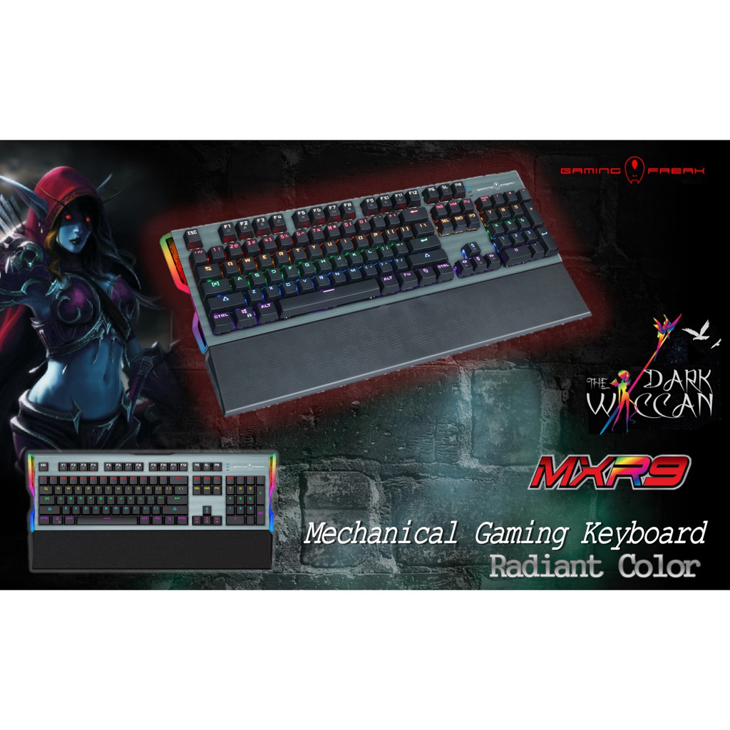AVF Gaming Freak The Dark Wiccan Radiant Keyboard Mechanical GK-MXR9 ...