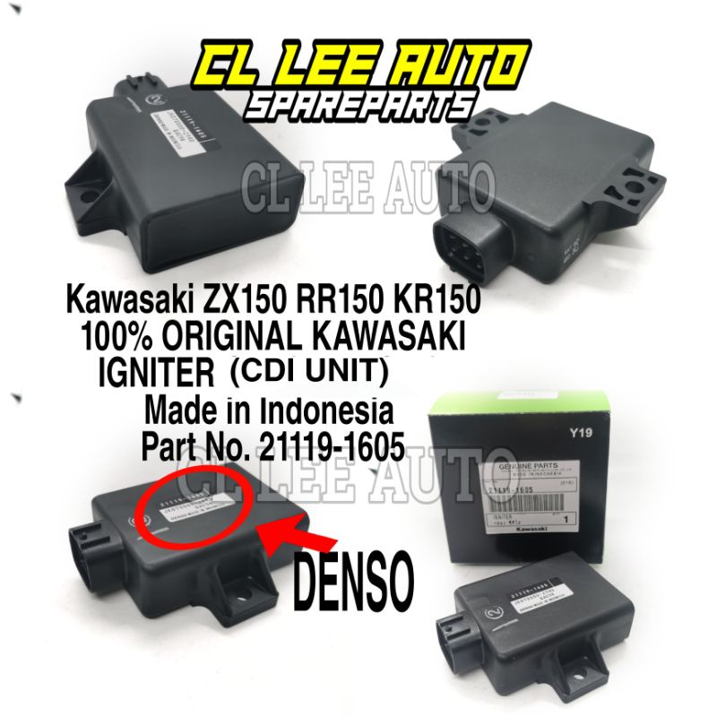 KAWASAKI KR150 ZX150 RR150 IGNITER CDI UNIT 100% ORIGINAL KAWASAKI MADE ...