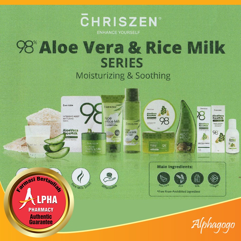 Aloe Vera Rice Milk Skin Products Series [CHRISZEN] Shopee Malaysia