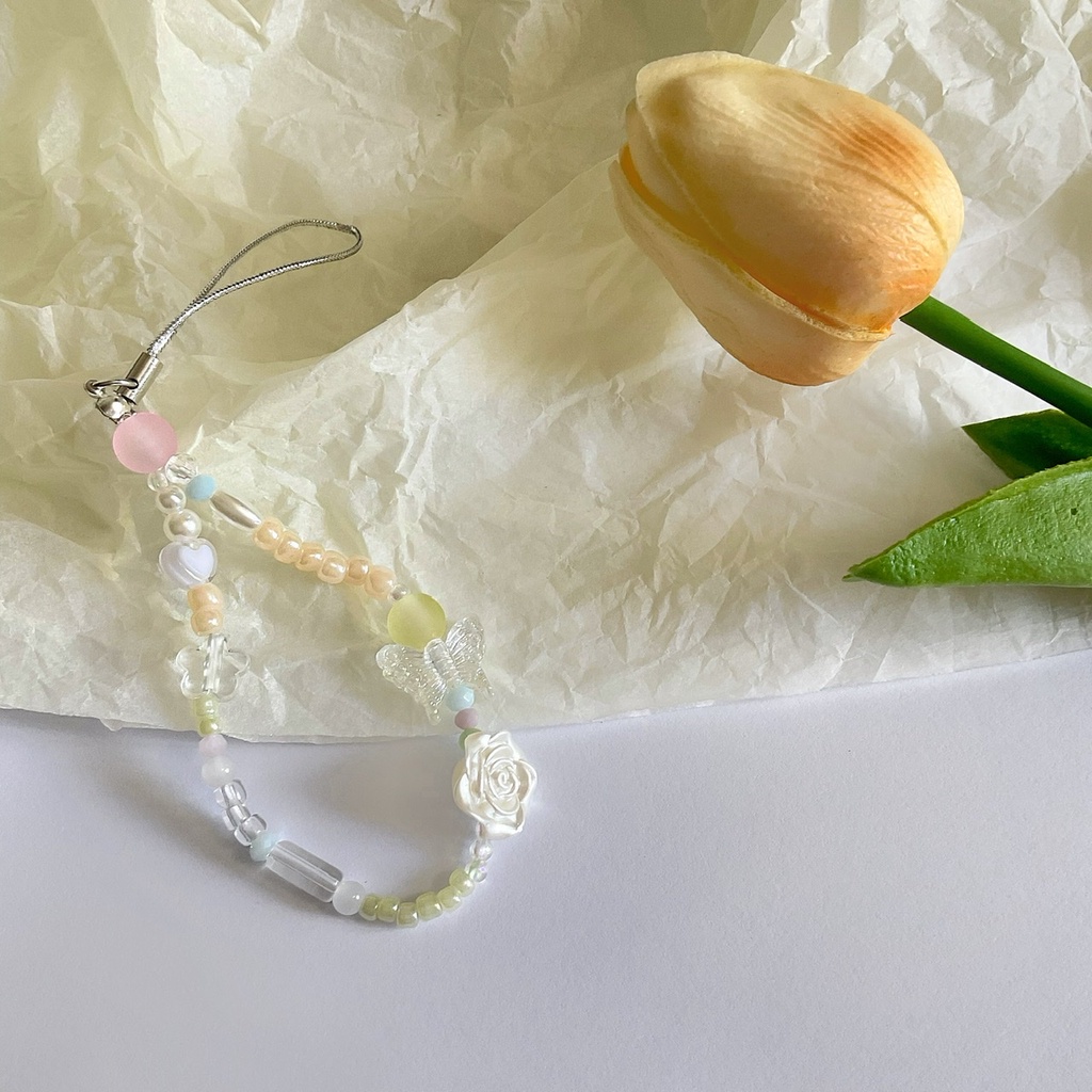 PoundOfSugar // Rose dance Handmade Aesthetic Korean Ins DIY Acrylic