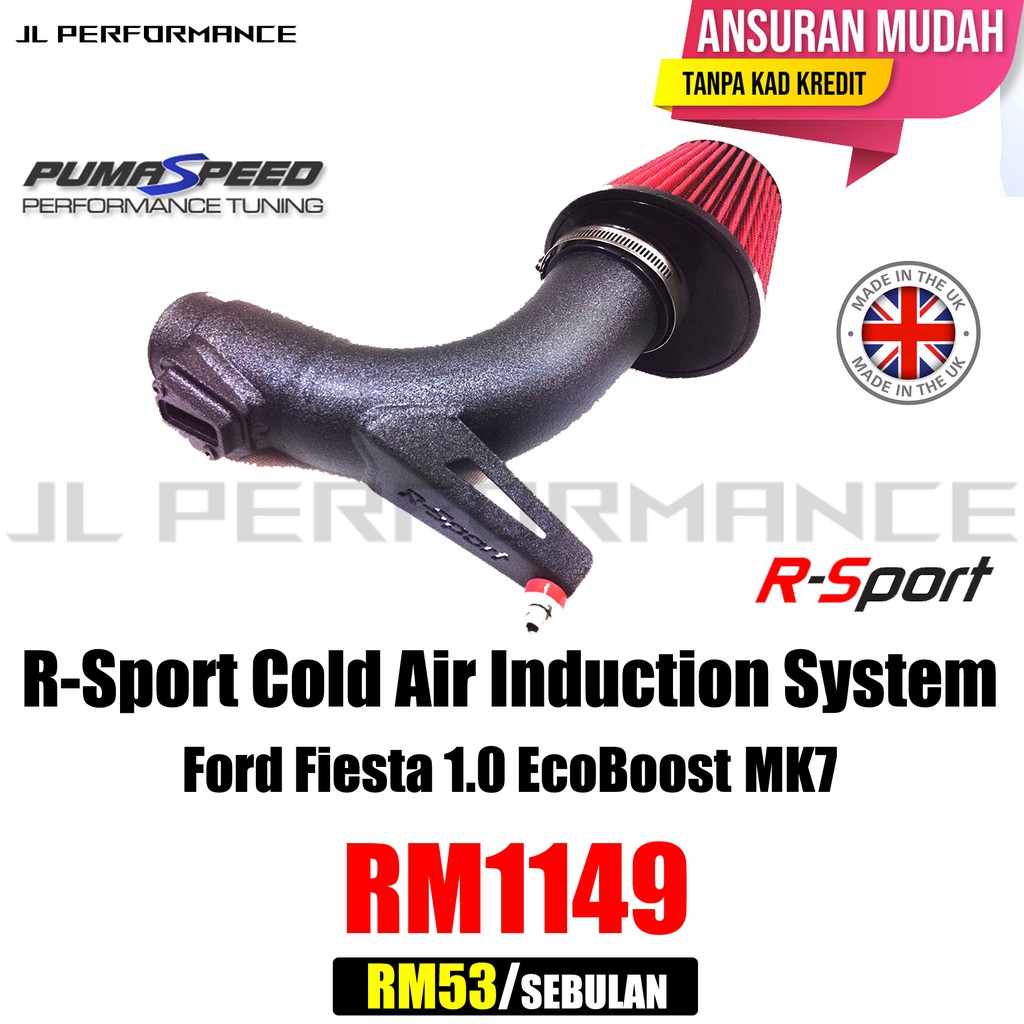 Pumaspeed R Sport Air Filter Kit Ford Fiesta 1.0T Ecoboost MK7 Made In UK Shopee Malaysia