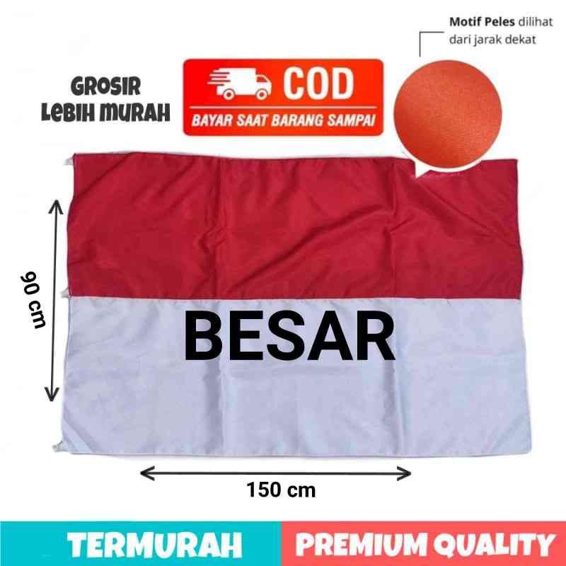 MERAH PUTIH Large Red And White Flags umbul-umbul Agustusan | Shopee ...