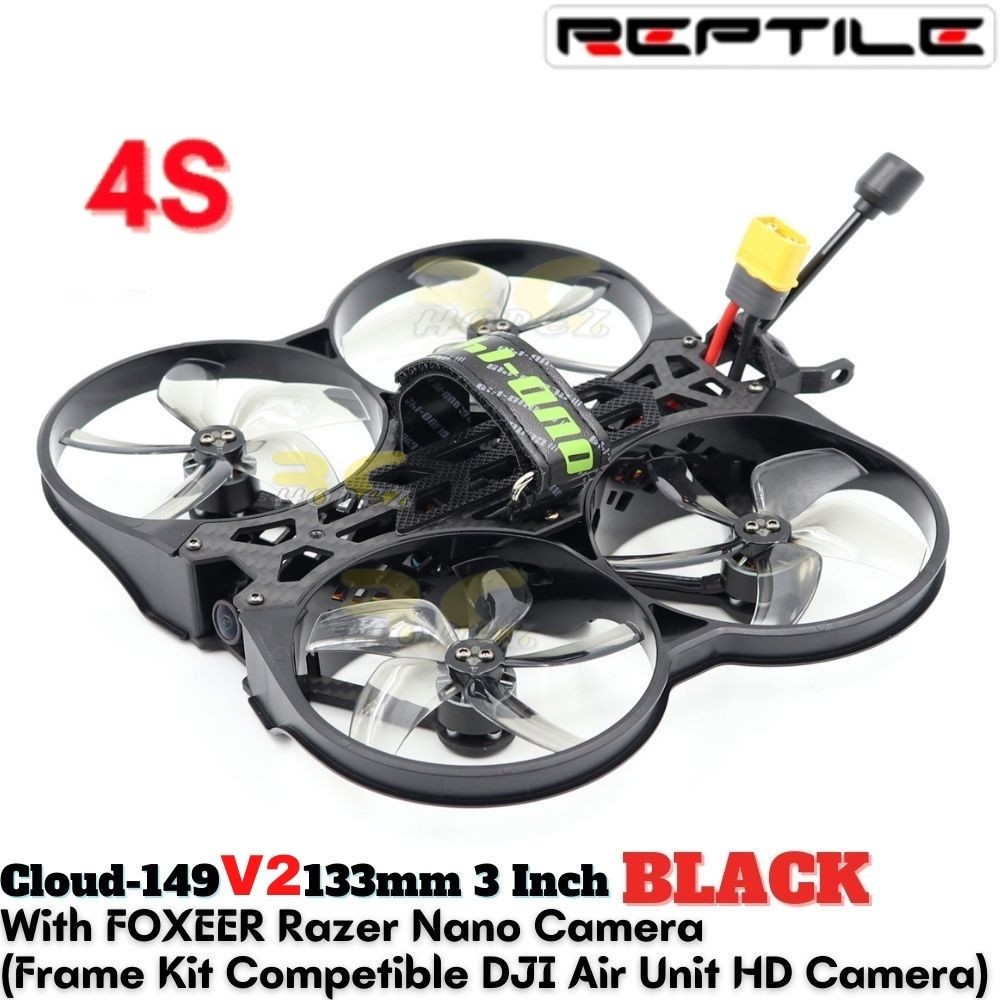 Reptile - Cloud 149 V2 - 133mm 3 Cinewhoop frame Kit.