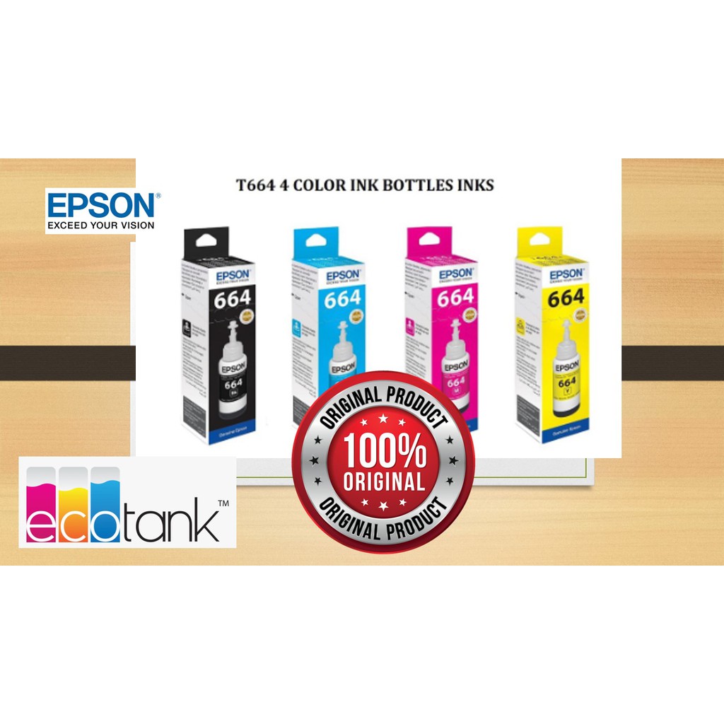 EPSON compatible ink T664 ( REFILL 70ML ) for printer EPSON | Shopee ...
