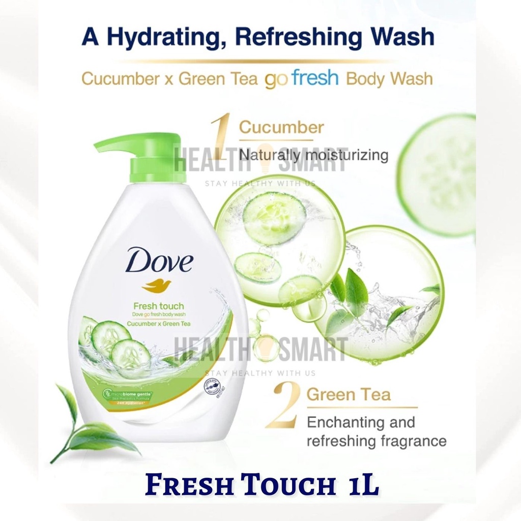 Dove Shower Gel Body Wash 1L / Dove Deeply Nourishing Body Wash / Dove