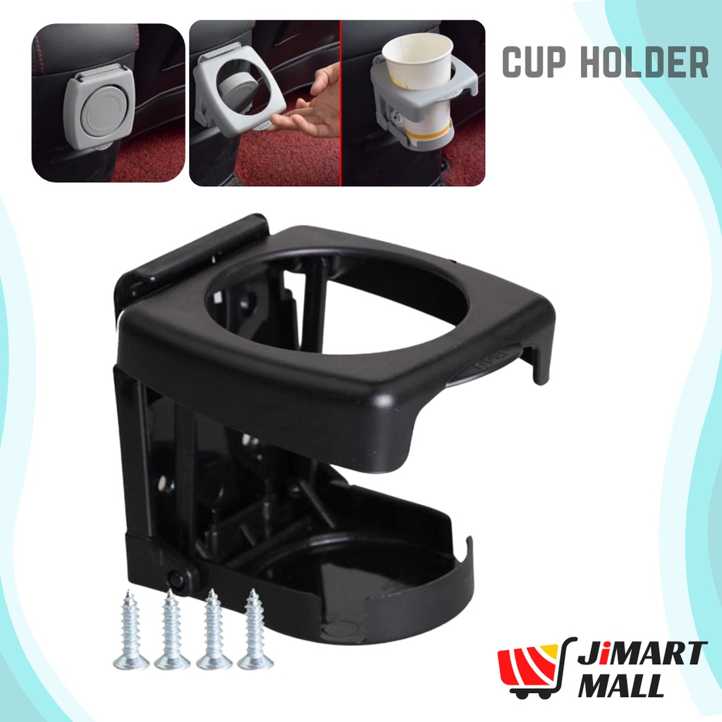 CAR CUP HOLDER FOLDABLE Universal Drink Water Bottle Stand Coffee Lorry ...
