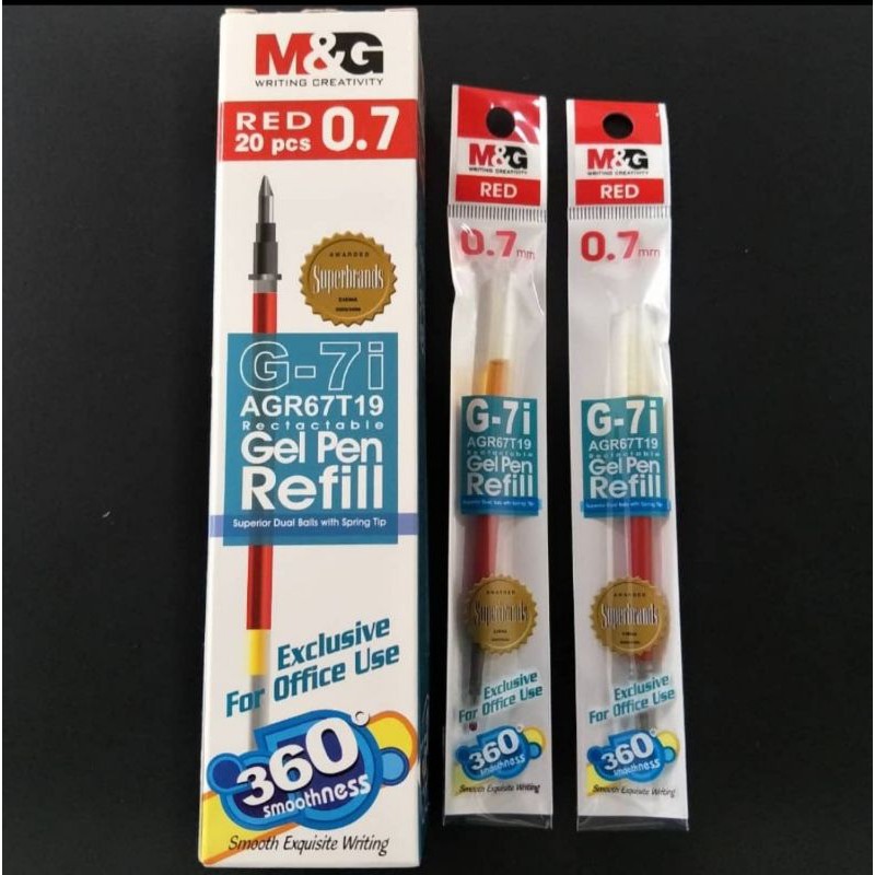 M&G R3/R5 Gel Pen (12pcs/Box) Refill 0.5/0.7 (20pcs/Box) | Shopee Malaysia