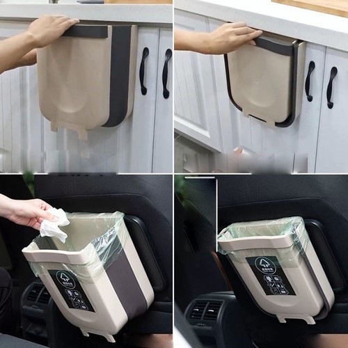 Snapklik.co : ISSYAUTO Foldable Trash Can Bag Copatible