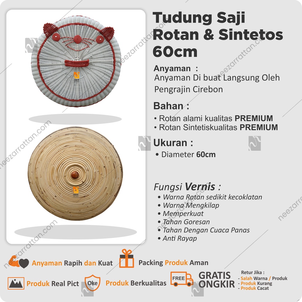 Synthetic Cat Character Serving Hood Spiral Rattan Serving Hood 60cm ...