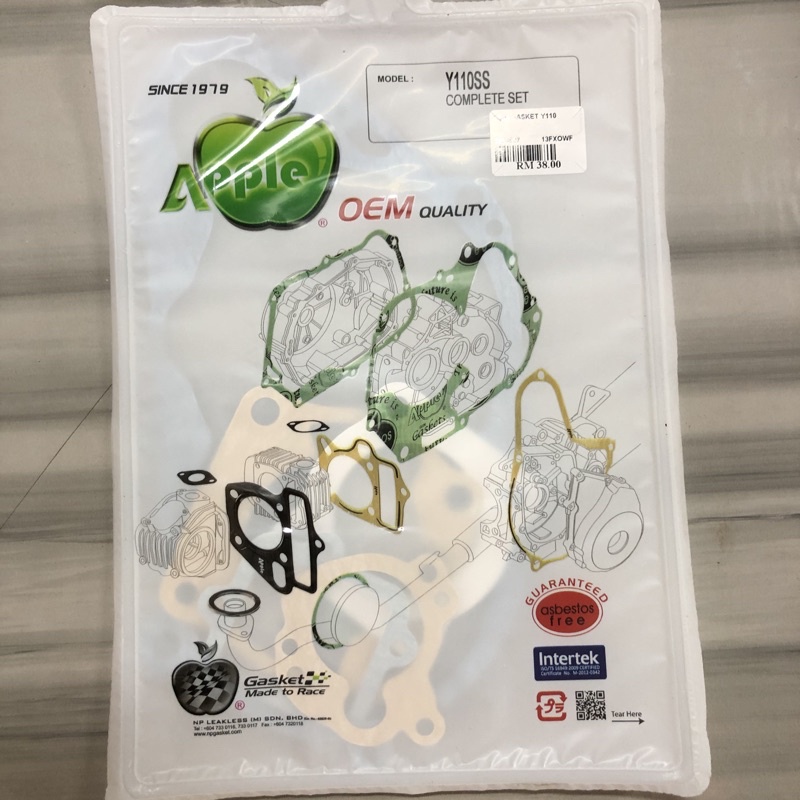 complete overhaul gasket for Yamaha y80/yb100/y100/y110/y125z/rxz ...