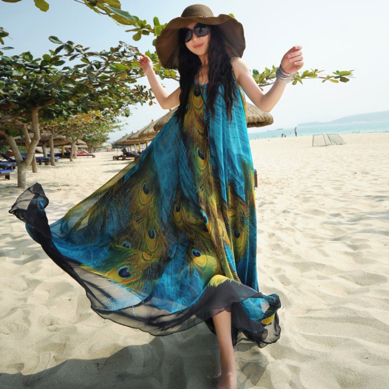 Peacocks on sale beach dresses