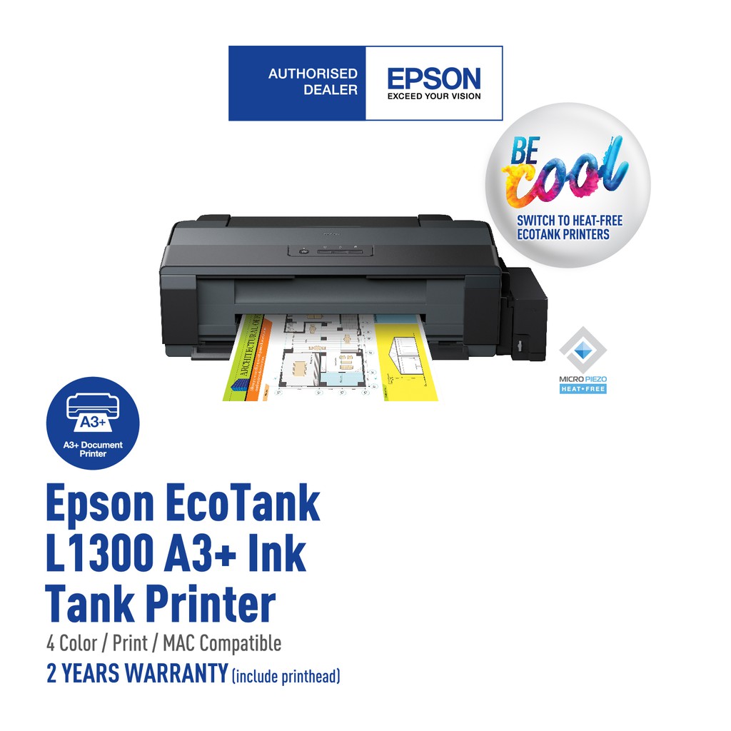 Epson L1300 A3 Ink Tank Printer Shopee Malaysia 6875