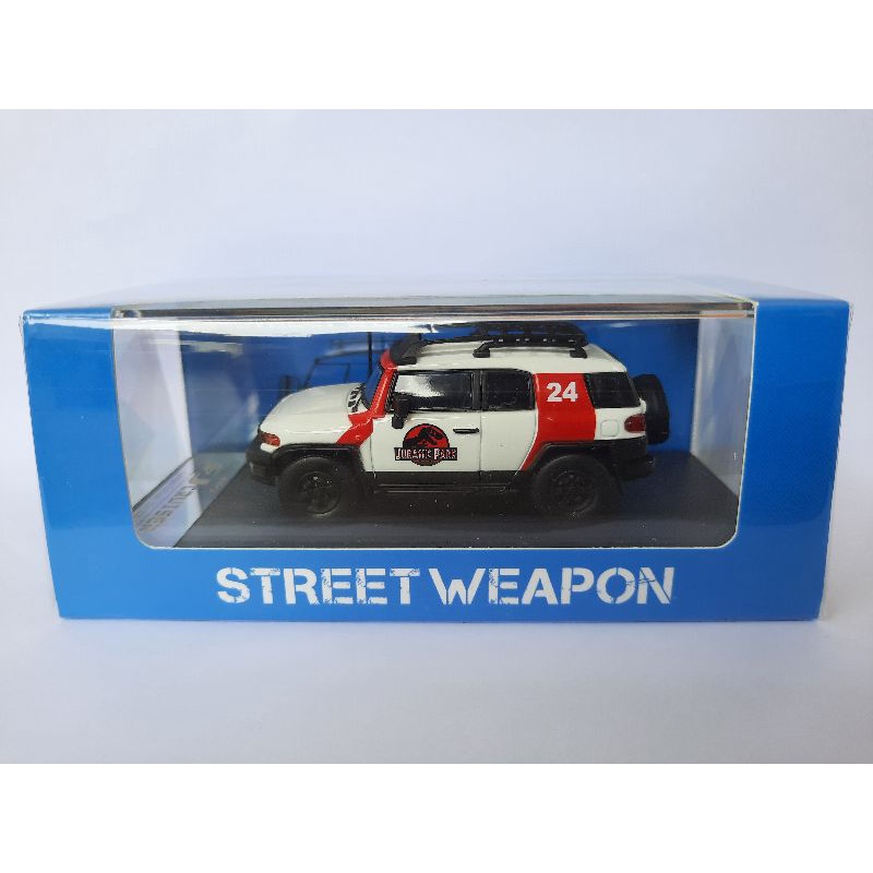 1/64 Street Weapon Toyota FJ Cruiser Jurassic Park Static Display Scale ...