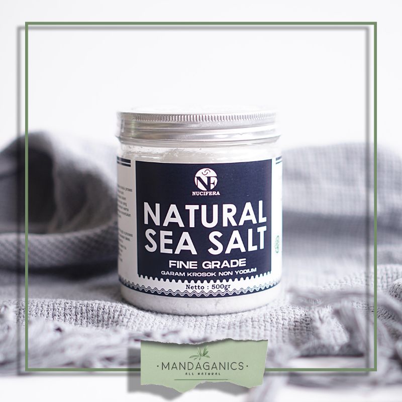 Nucifera NATURAL SEA SALT FINE GRADE Non Iodine Sea Salt 500GR Shopee Malaysia