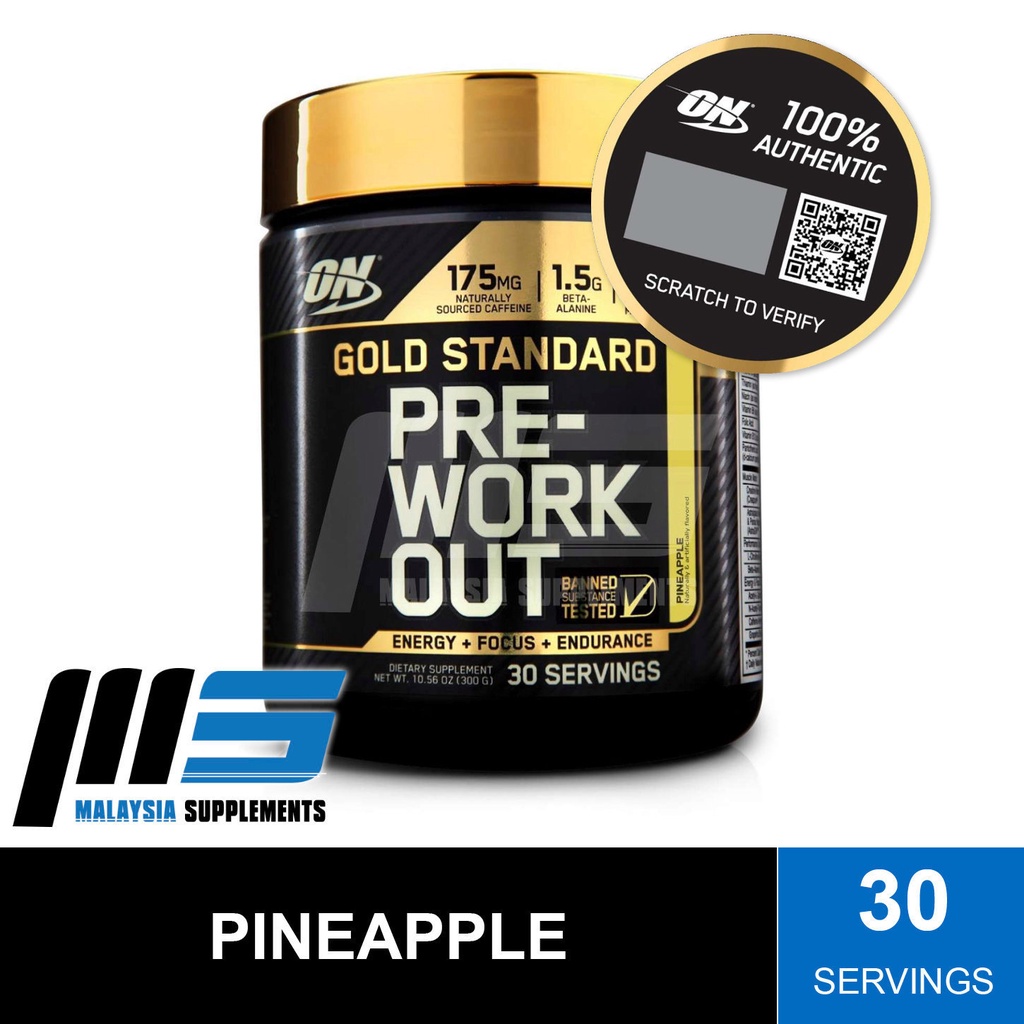 Optimum Nutrition Gold Standard PreWorkout, 30 Servings Energy