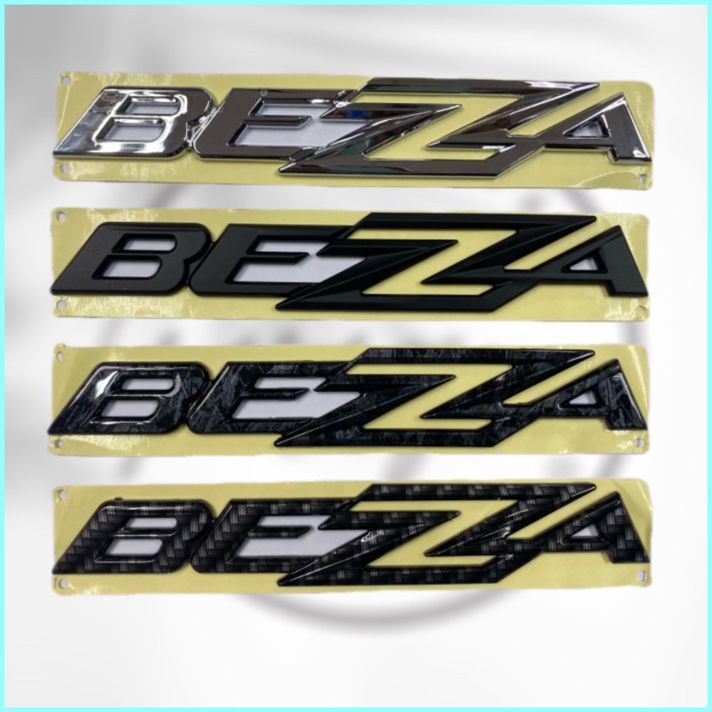 Original Perodua Bezza Rear Bonnet Word Emblem Logo Flat Chrome Carbon ...