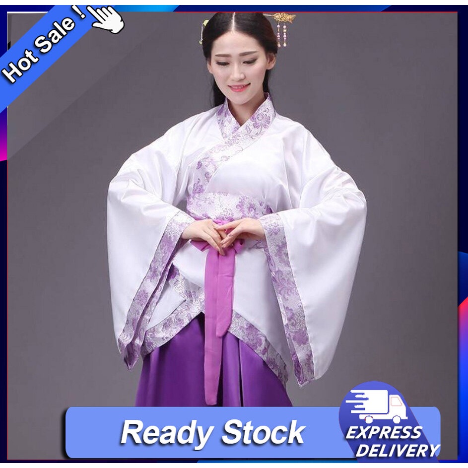 Malaysia Stock Fast Shipping Zoorom Women's Hanfu Halloween Cosplay Embroidered Chinese Costume