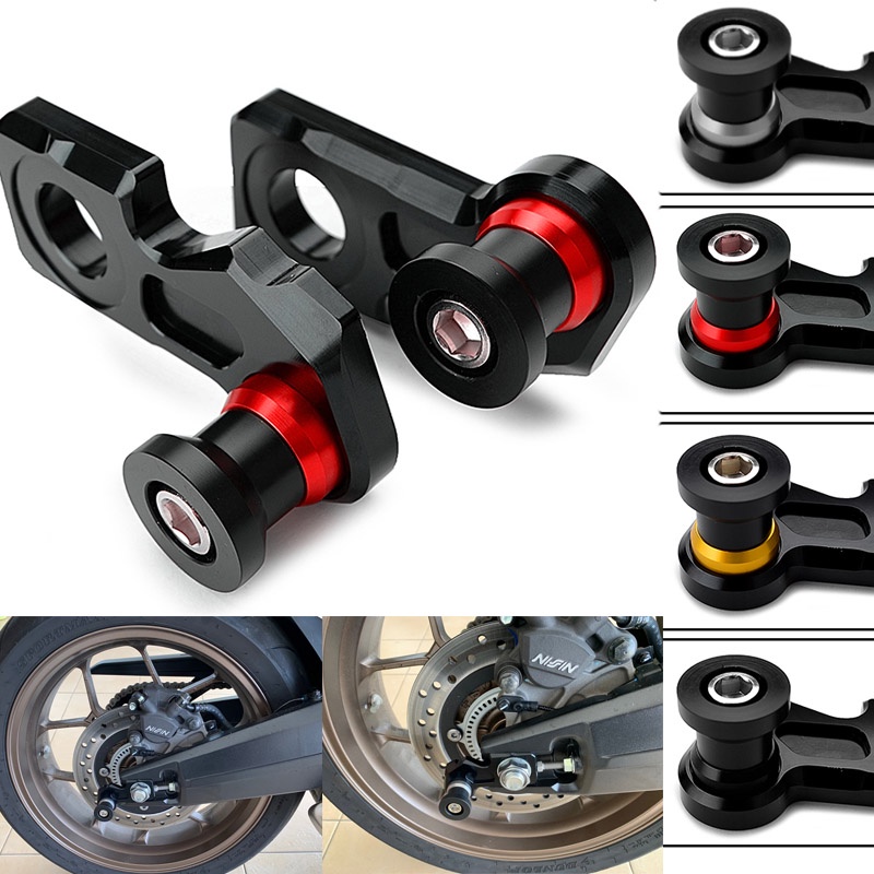 Chain Adjustment Block Frame Wheel Fork Axle Slider Swingarm Spools